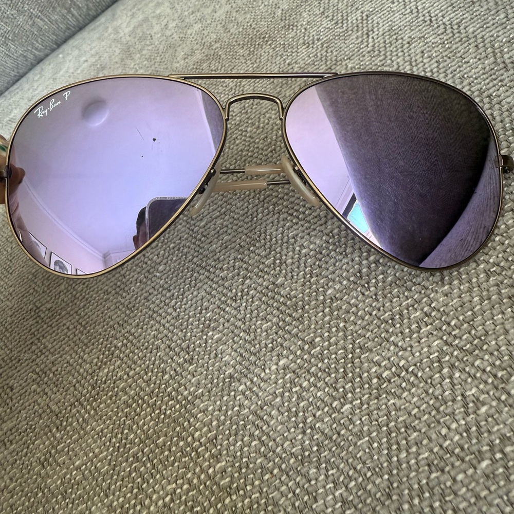 Ray-Ban Purple Aviator Sunglasses